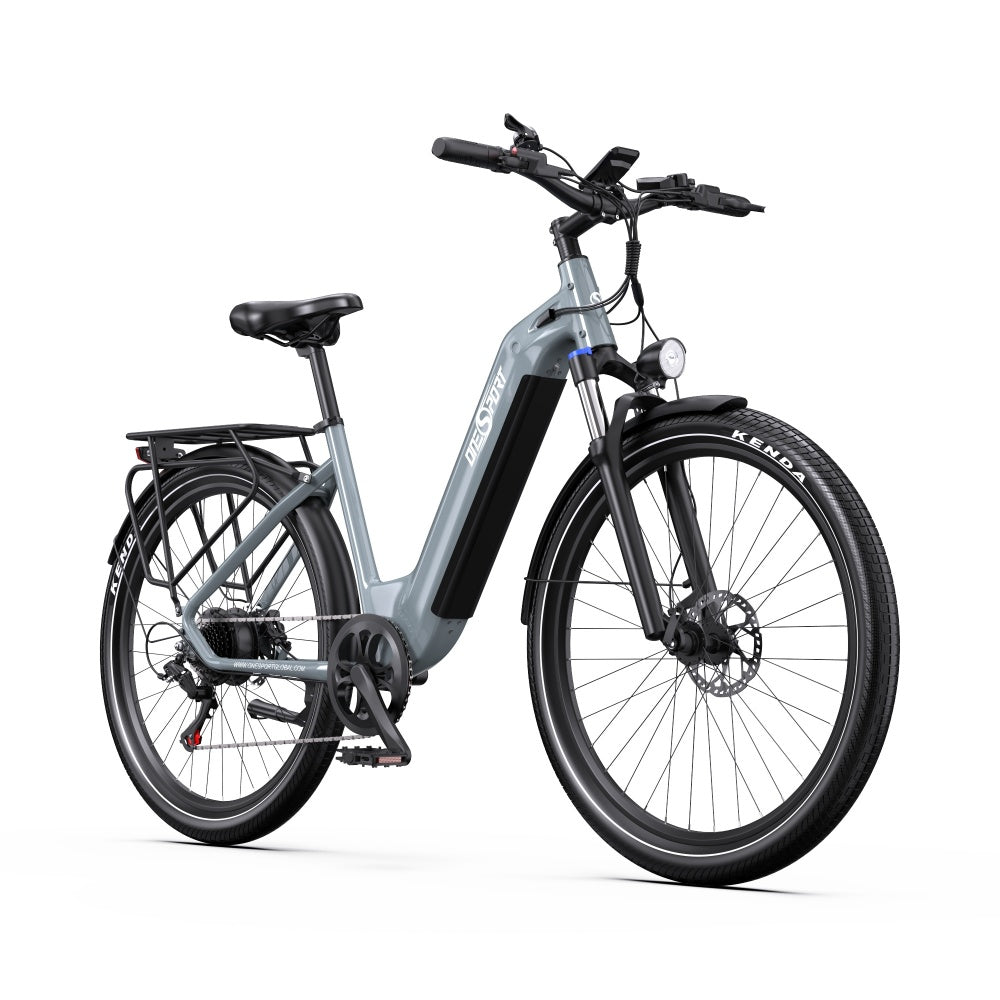 OneSport OT05 250W 27,5" Elektro-Trekkingrad mit Drehmomentsensor 655Wh City E-Bike Support APP