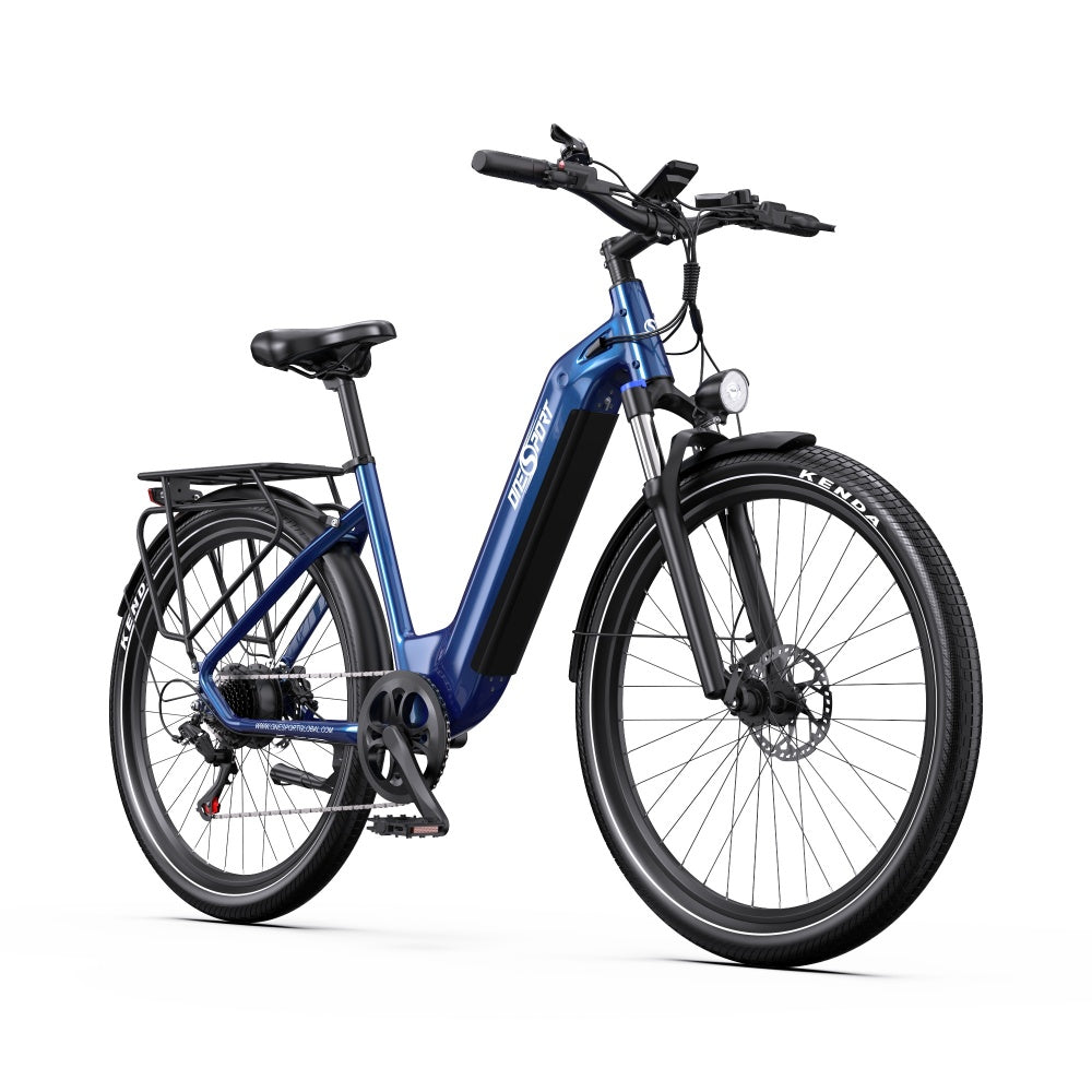 OneSport OT05 250W 27,5" Elektro-Trekkingrad mit Drehmomentsensor 655Wh City E-Bike Support APP