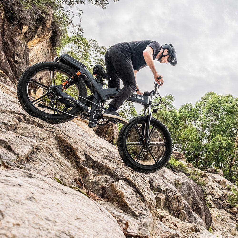 Engwe X26 1000W 26" Fat Bike faltbares E-Mountainbike Dual-Batterien EMTB